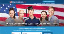 Desktop Screenshot of militaryschoolusa.com